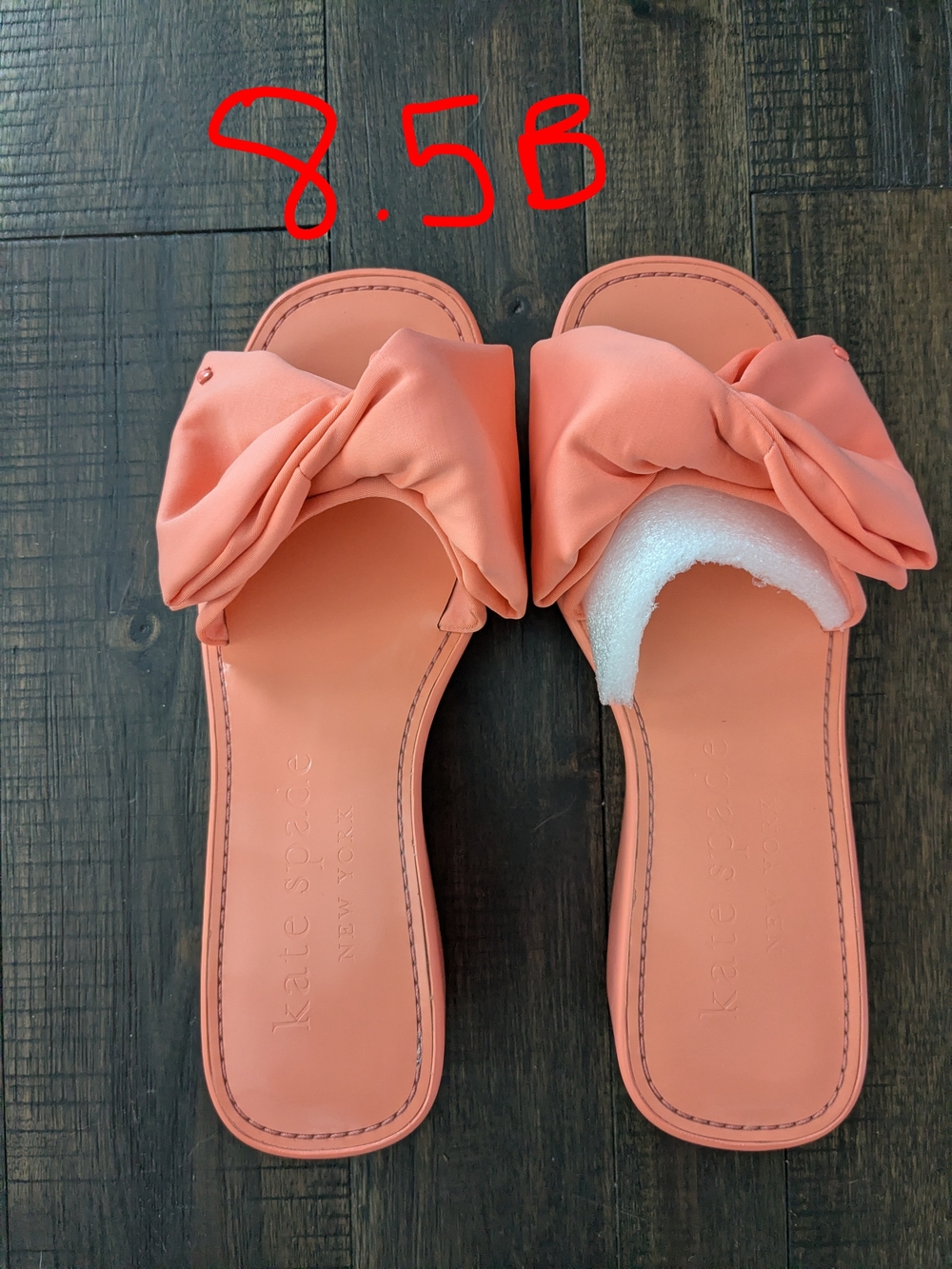 kate spade Coral Knot Slide Sandals